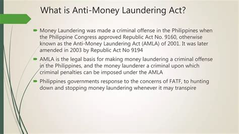 what is money laundering in tagalog|Anti Money Laundering Act in the Philippines (5 Tips to Comply).